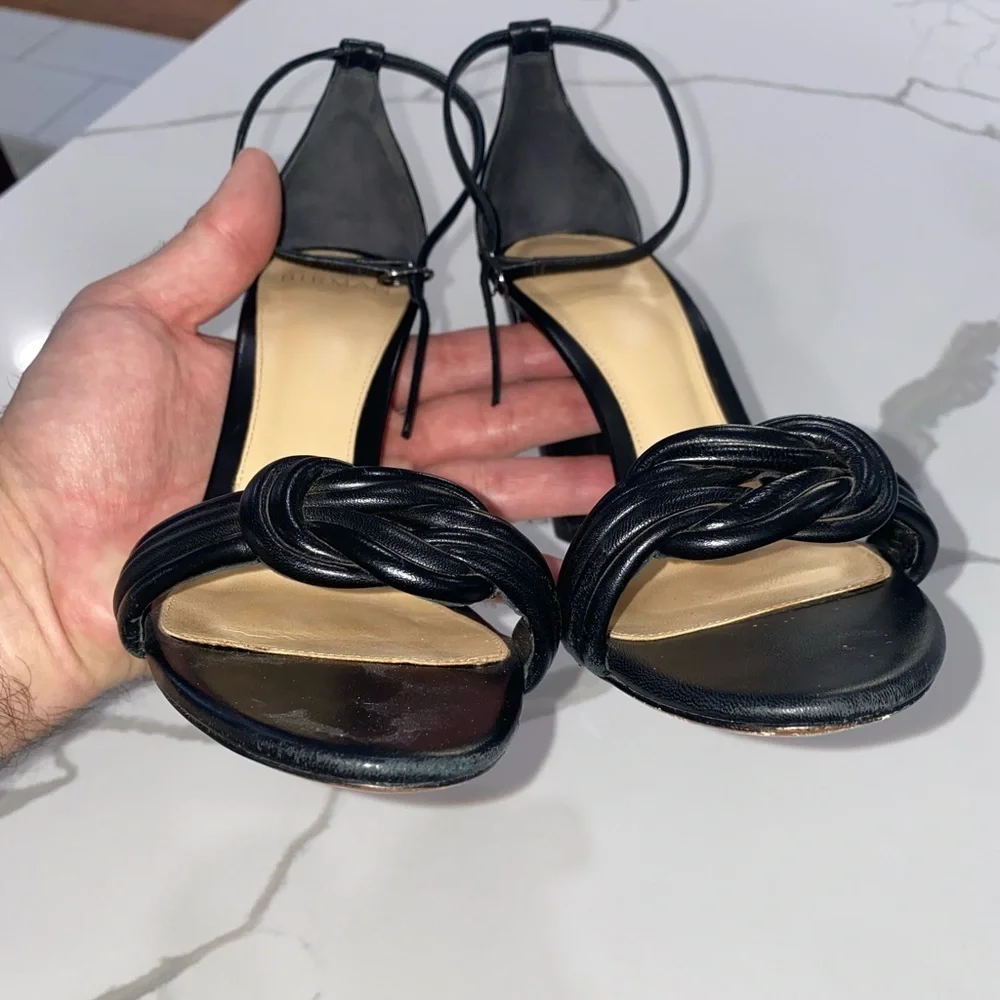 Alexandre Birman Vicky knotted leather heels - Picture 5 of 9